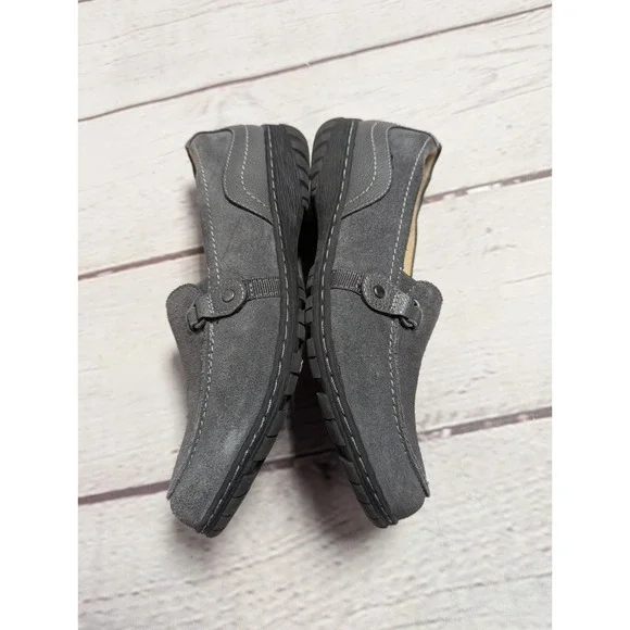 Naturalizer Rowan Casual Slip-On Loafer Flats Shoes Gray Suede Comfort Size 7.5 - Picture 6 of 10